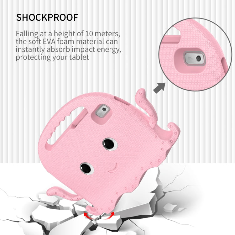 For Lenovo Tab M9 2023 Octopus Style EVA Hybrid PC Shockproof Tablet Case with Strap(Pink) - Lenovo by buy2fix | Online Shopping UK | buy2fix