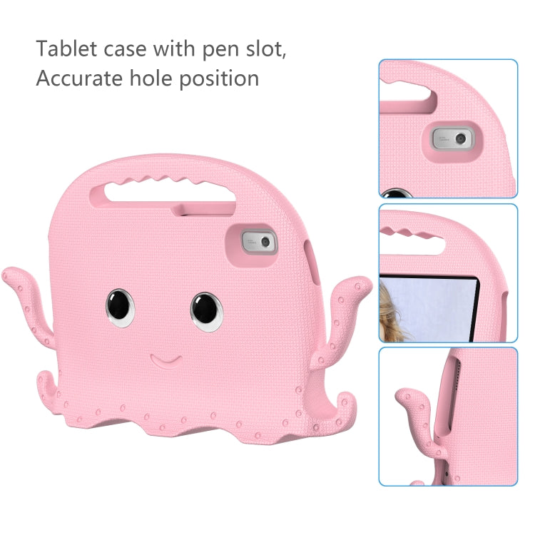 For Lenovo Tab M9 2023 Octopus Style EVA Hybrid PC Shockproof Tablet Case with Strap(Pink) - Lenovo by buy2fix | Online Shopping UK | buy2fix