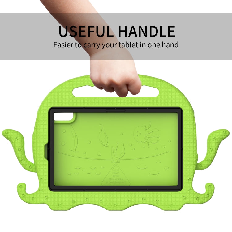 For Lenovo Tab M9 2023 Octopus Style EVA Hybrid PC Shockproof Tablet Case with Strap(Grass Green) - Lenovo by buy2fix | Online Shopping UK | buy2fix
