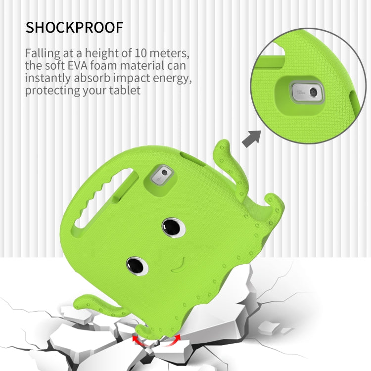 For Lenovo Tab M9 2023 Octopus Style EVA Hybrid PC Shockproof Tablet Case with Strap(Grass Green) - Lenovo by buy2fix | Online Shopping UK | buy2fix
