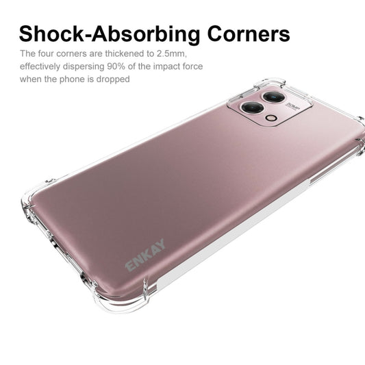 For Motorola Moto G Stylus 5G 2023 ENKAY Hat-Prince Transparent TPU Shockproof Phone Case by ENKAY