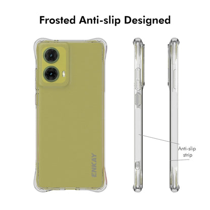 For Motorola Moto G85 5G ENKAY Hat-Prince Transparent TPU Shockproof Phone Case - Motorola Cases by ENKAY | Online Shopping UK | buy2fix