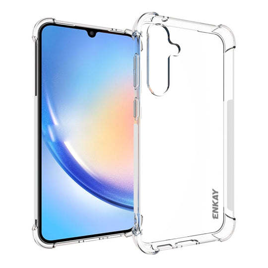 For Galaxy S23 FE 5G ENKAY Hat-Prince Transparent TPU Shockproof Phone Case