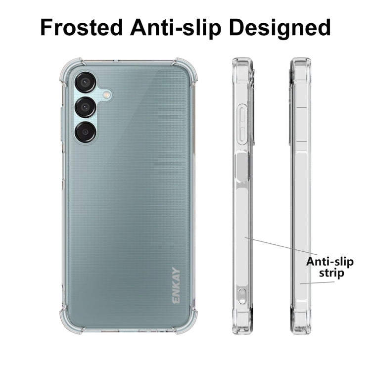 For Samsung Galaxy F15 / M15 ENKAY Clear TPU Shockproof Anti-slip Phone Case - Galaxy Phone Cases by ENKAY | Online Shopping UK | buy2fix