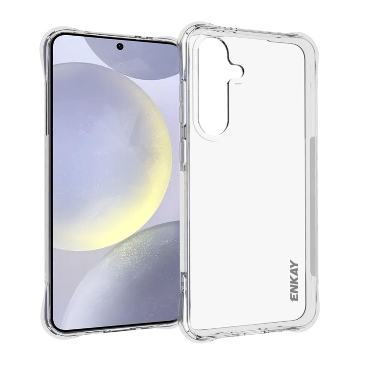 For Samsung Galaxy S24 FE 5G ENKAY Clear TPU Shockproof Anti-slip Phone Case - Galaxy S24 FE 5G Cases by ENKAY | Online Shopping UK | buy2fix