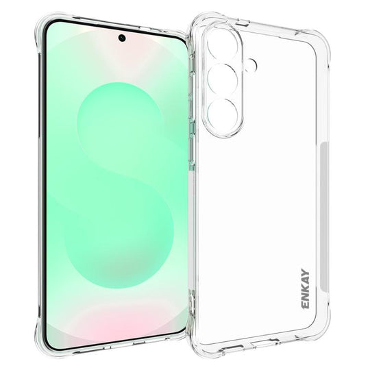 For Galaxy S25 FE 5G ENKAY Hat-Prince Transparent TPU Shockproof Phone Case