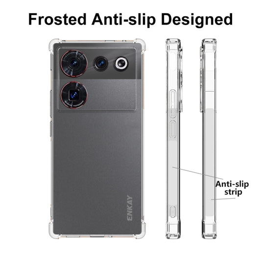 For ZTE Nubia Z50 Ultra 5G ENKAY Clear TPU Shockproof Anti-slip Phone Case by ENKAY