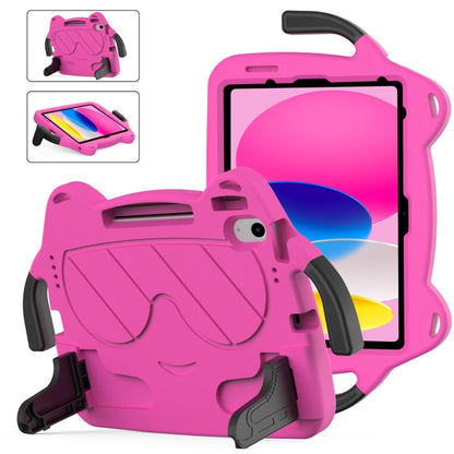 For iPad 2025 / 2022 Ice Baby EVA Shockproof Hard PC Tablet Case(Rose Red+Black) - iPad 2025 / 2022 Cases by buy2fix | Online Shopping UK | buy2fix