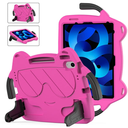 For iPad Air 2022 / Air 2020 10.9 Ice Baby EVA Shockproof Hard PC Tablet Case(Rose Red+Black) - iPad Air (2022) / (2020) 10.9 Cases by buy2fix | Online Shopping UK | buy2fix
