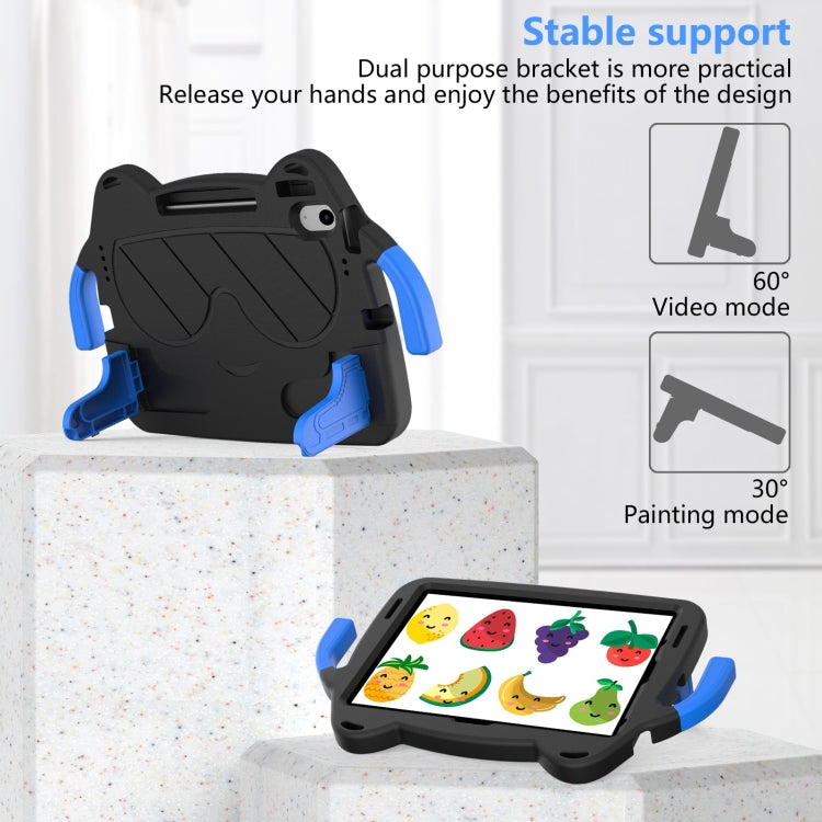 For iPad Air 2022 / Air 2020 10.9 Ice Baby EVA Shockproof Hard PC Tablet Case(Black+Blue) - iPad Air (2022) / (2020) 10.9 Cases by buy2fix | Online Shopping UK | buy2fix
