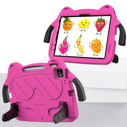 For iPad Pro 11 2022 / 2020 / 2018 Ice Baby EVA Shockproof Hard PC Tablet Case(Rose Red+Black) - iPad Air (2022) / (2020) 10.9 Cases by buy2fix | Online Shopping UK | buy2fix