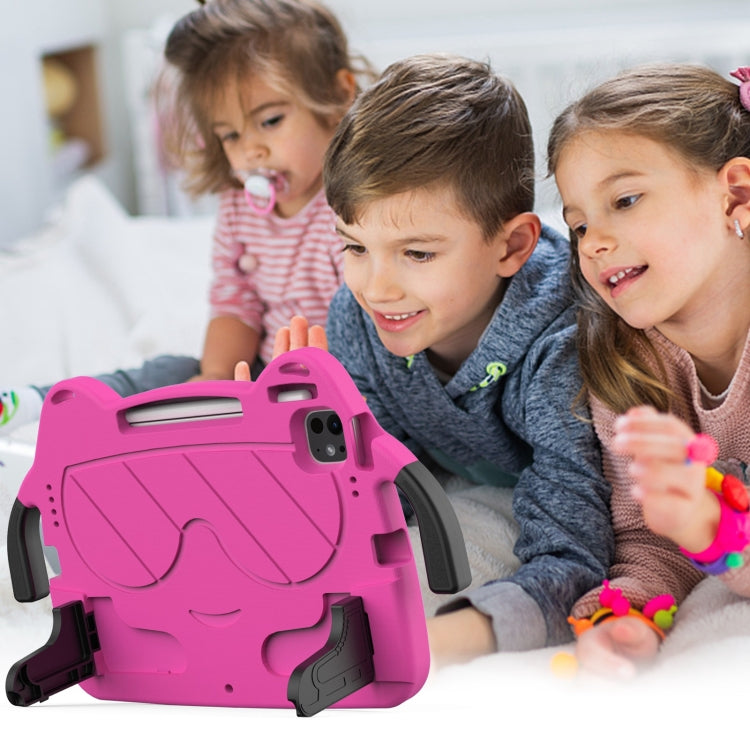 For iPad Pro 11 2022 / 2020 / 2018 Ice Baby EVA Shockproof Hard PC Tablet Case(Rose Red+Black) - iPad Air (2022) / (2020) 10.9 Cases by buy2fix | Online Shopping UK | buy2fix