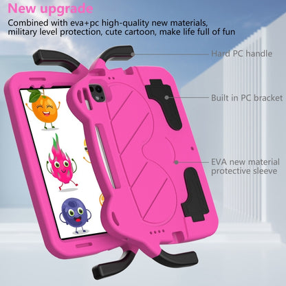 For iPad Pro 11 2022 / 2020 / 2018 Ice Baby EVA Shockproof Hard PC Tablet Case(Rose Red+Black) - iPad Air (2022) / (2020) 10.9 Cases by buy2fix | Online Shopping UK | buy2fix