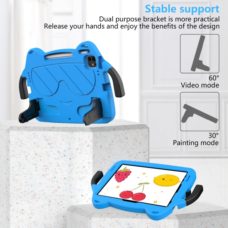 For iPad Pro 11 2022 / 2020 / 2018 Ice Baby EVA Shockproof Hard PC Tablet Case(Sky Blue+Black) - iPad Air (2022) / (2020) 10.9 Cases by buy2fix | Online Shopping UK | buy2fix