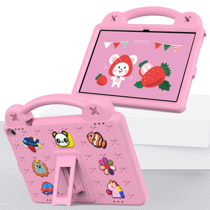 For Walmart Onn 10.1 2022 / 100071485 Handle Kickstand Children EVA Shockproof PC Tablet Case(Pink) - Others by buy2fix | Online Shopping UK | buy2fix