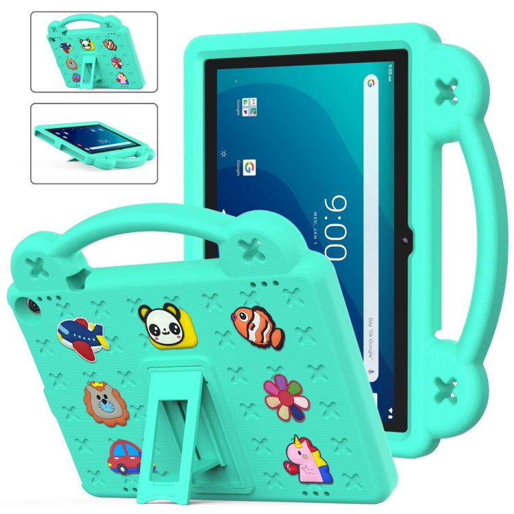 For Walmart Onn 10.1 2022 / 100071485 Handle Kickstand Children EVA Shockproof PC Tablet Case(Mint Green) - Others by buy2fix | Online Shopping UK | buy2fix