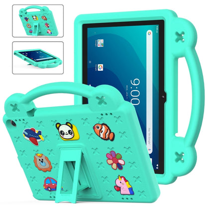 For Walmart Onn 10.1 2022 / 100071485 Handle Kickstand Children EVA Shockproof PC Tablet Case(Mint Green) - Others by buy2fix | Online Shopping UK | buy2fix