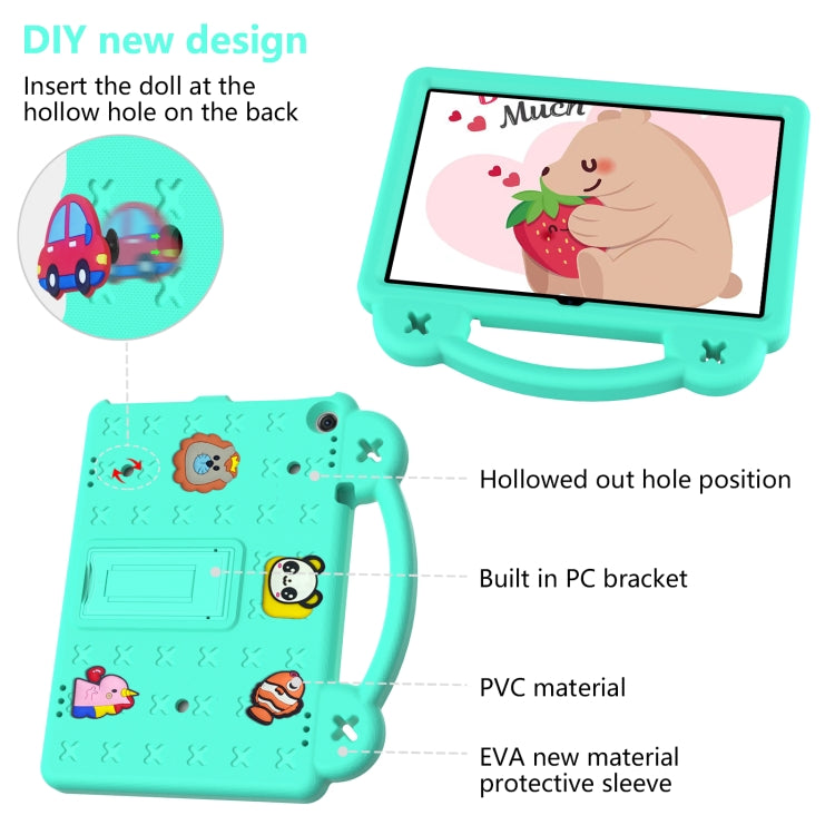 For Walmart Onn 10.1 2022 / 100071485 Handle Kickstand Children EVA Shockproof PC Tablet Case(Mint Green) - Others by buy2fix | Online Shopping UK | buy2fix