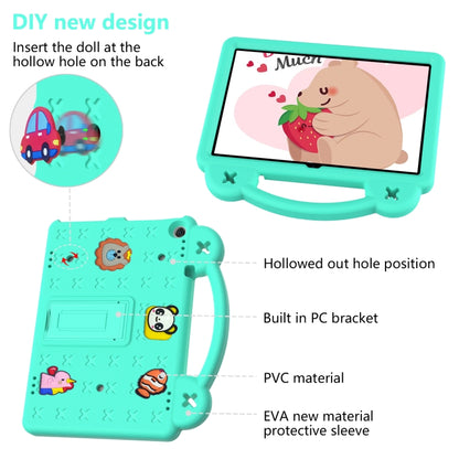 For Walmart Onn 10.1 2022 / 100071485 Handle Kickstand Children EVA Shockproof PC Tablet Case(Mint Green) - Others by buy2fix | Online Shopping UK | buy2fix