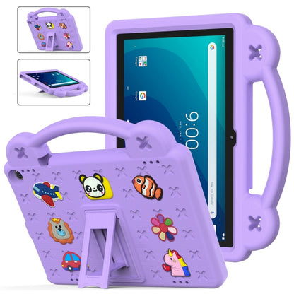 For Walmart Onn 10.1 2022 / 100071485 Handle Kickstand Children EVA Shockproof PC Tablet Case(Light Purple) - Others by buy2fix | Online Shopping UK | buy2fix