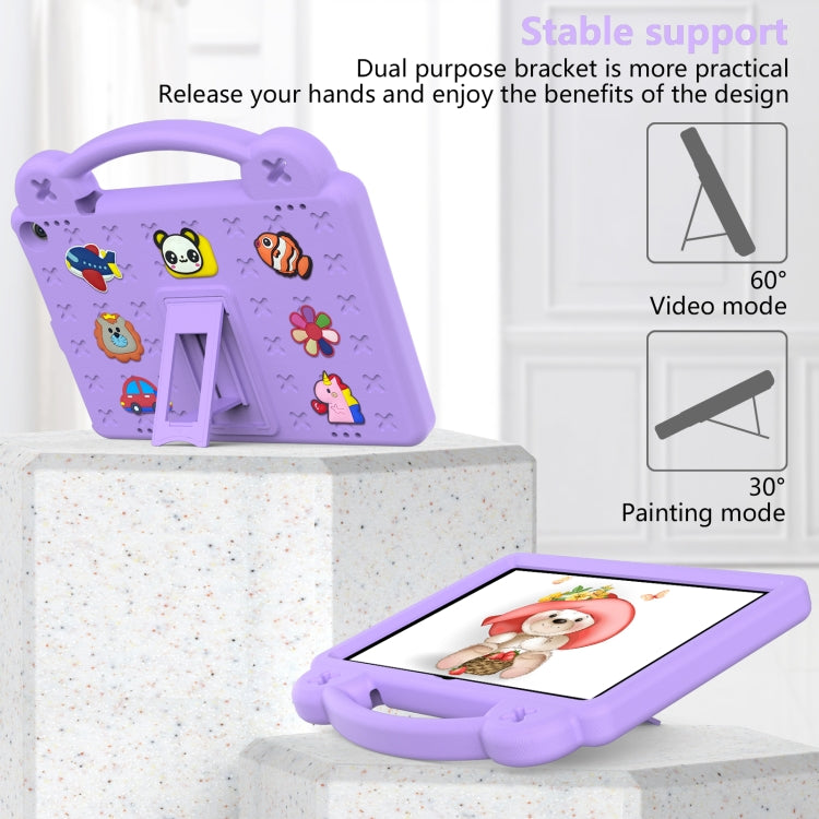 For Walmart Onn 10.1 2022 / 100071485 Handle Kickstand Children EVA Shockproof PC Tablet Case(Light Purple) - Others by buy2fix | Online Shopping UK | buy2fix