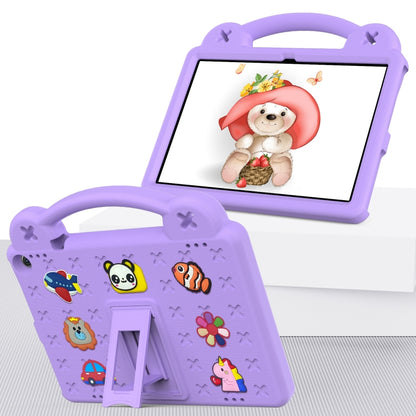 For Walmart Onn 10.1 2022 / 100071485 Handle Kickstand Children EVA Shockproof PC Tablet Case(Light Purple) - Others by buy2fix | Online Shopping UK | buy2fix