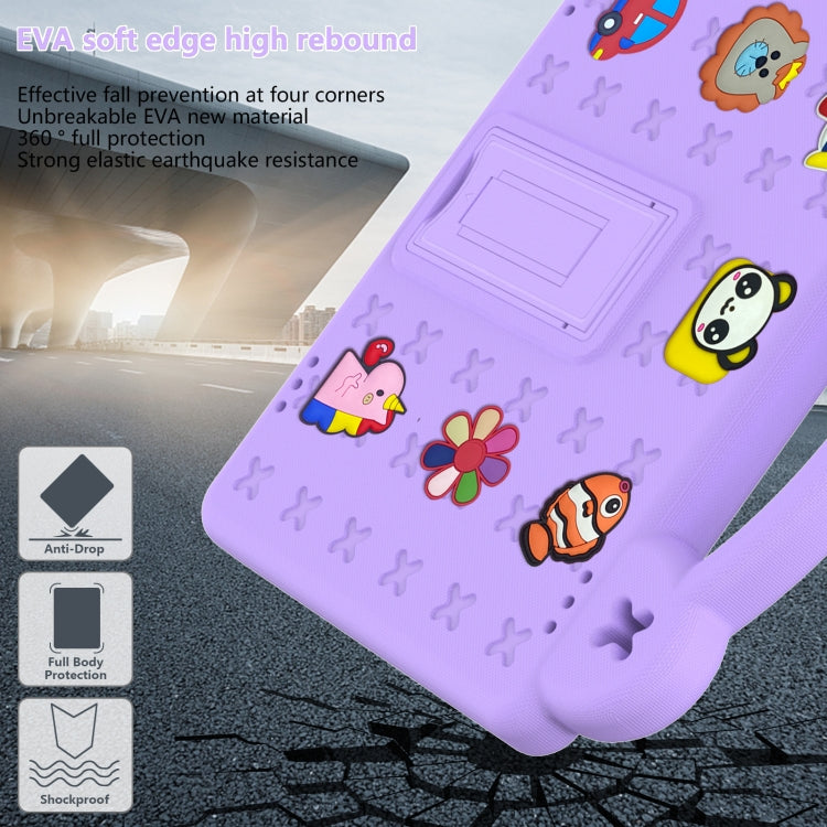 For Walmart Onn 10.1 2022 / 100071485 Handle Kickstand Children EVA Shockproof PC Tablet Case(Light Purple) - Others by buy2fix | Online Shopping UK | buy2fix