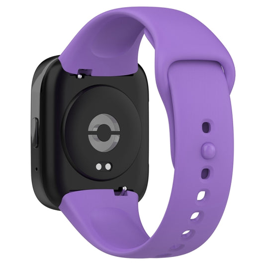 For Redmi Watch 3 Lite Sports Solid Color Silicone Replacement Watch Band(Purple) by buy2fix