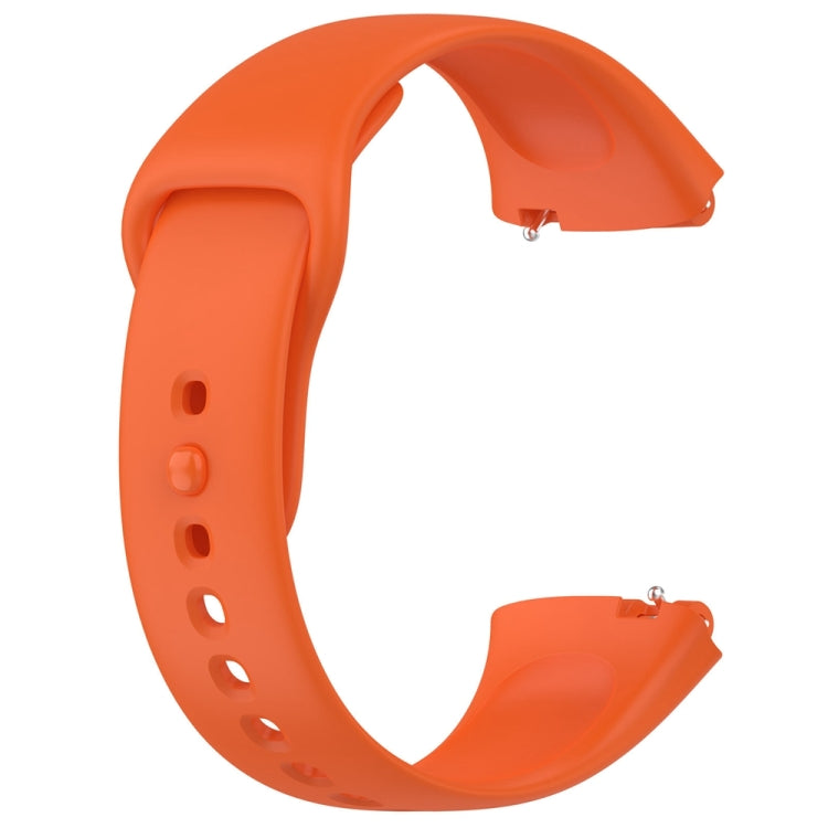 For Redmi Watch 3 Lite Sports Solid Color Silicone Replacement Watch Band(Orange) - Watch Bands by buy2fix | Online Shopping UK | buy2fix