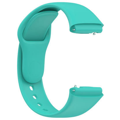 For Redmi Watch 3 Lite Sports Solid Color Silicone Replacement Watch Band(Teal) - Watch Bands by buy2fix | Online Shopping UK | buy2fix