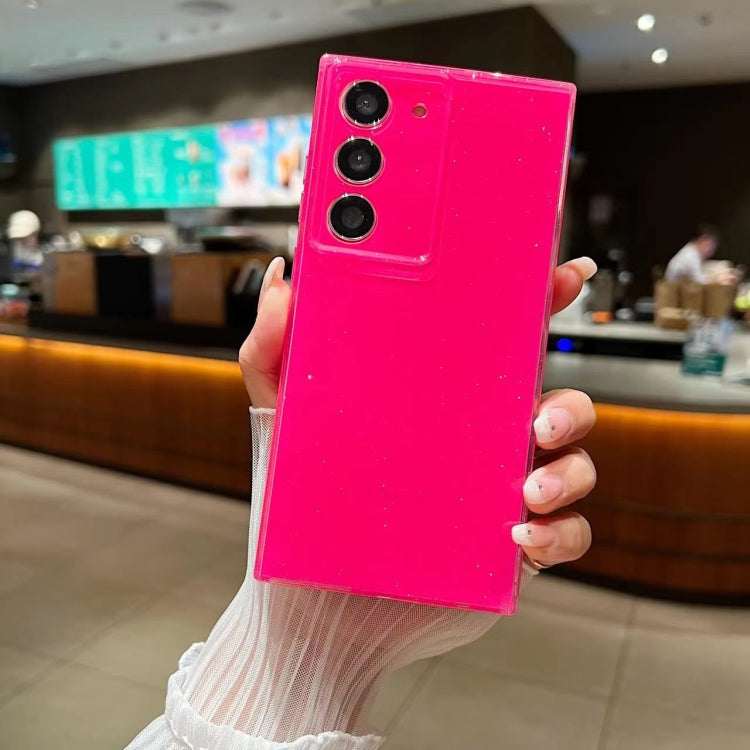 For Samsung Galaxy S23 5G Jelly Glitter Solid Color TPU Phone Case(Rose) by buy2fix