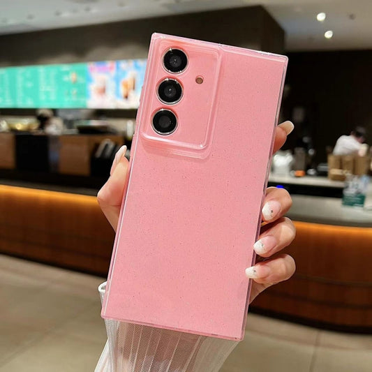 For Samsung Galaxy S24 5G Jelly Glitter Solid Color TPU Phone Case(Pink) by buy2fix