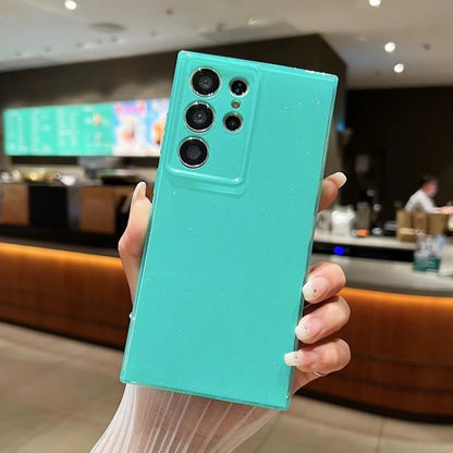 For Samsung Galaxy S24 Ultra 5G Jelly Glitter Solid Color TPU Phone Case(Green) by buy2fix