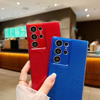 For Samsung Galaxy S24+ 5G Jelly Glitter Solid Color TPU Phone Case(Rose) by buy2fix