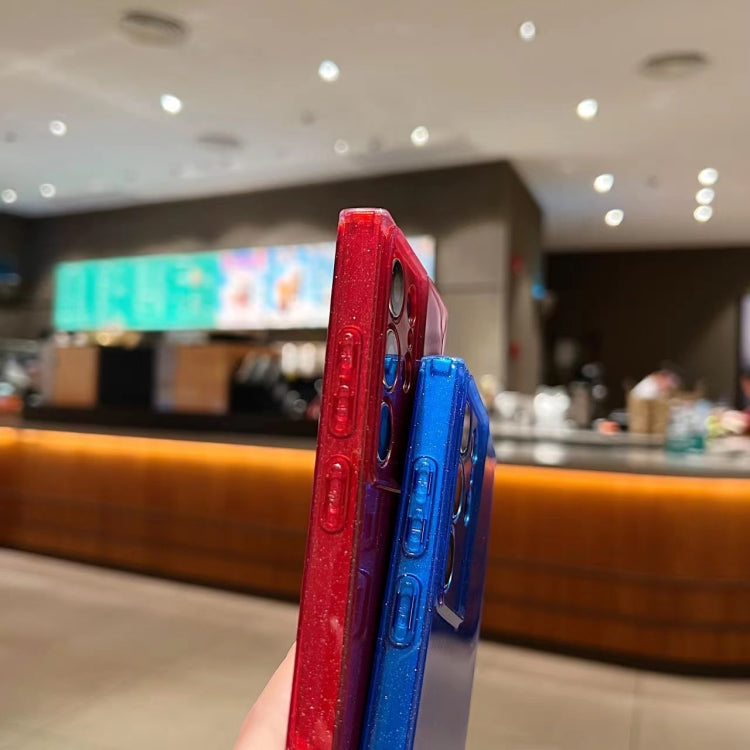 For Samsung Galaxy S23 Ultra 5G Jelly Glitter Solid Color TPU Phone Case(Fluorescent green) by buy2fix