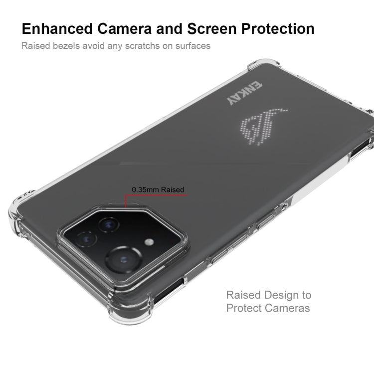 For Asus Rog Phone 8 Pro ENKAY Hat-Prince Transparent TPU Shockproof Phone Case - ASUS Cases by ENKAY | Online Shopping UK | buy2fix