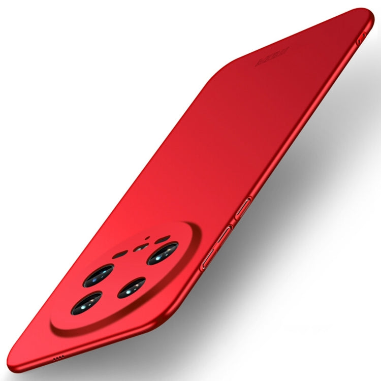 For?Xiaomi 14 Ultra MOFI Micro-Frosted PC Ultra-thin Hard Phone Case(Red) - 14 Ultra Cases by MOFI | Online Shopping UK | buy2fix