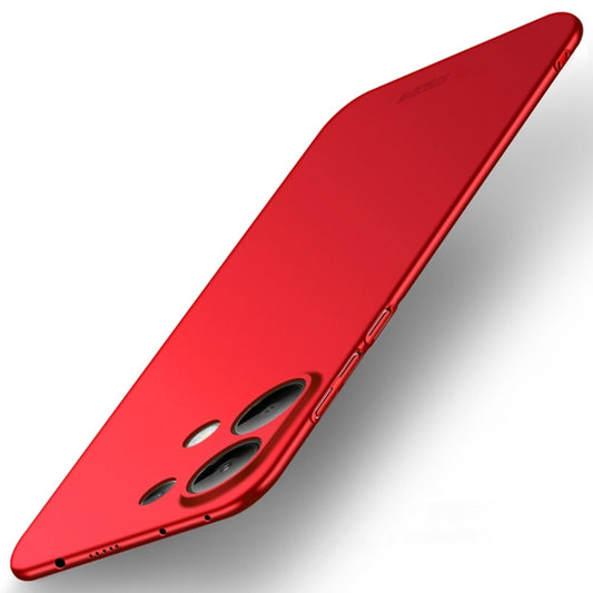 For Xiaomi Redmi Note 13 Pro 4G MOFI Micro-Frosted PC Ultra-thin Hard Phone Case(Red) - Note 13 Pro Cases by MOFI | Online Shopping UK | buy2fix