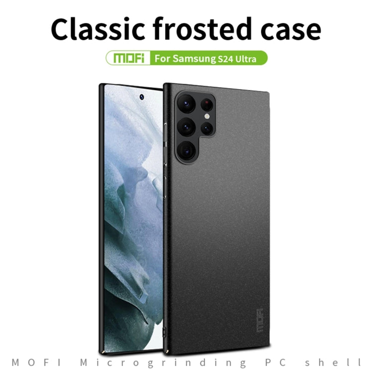 For Samsung Galaxy S24 Ultra 5G MOFI Fandun Series Frosted PC Ultra-thin All-inclusive Phone Case(Black) - Galaxy S24 Ultra 5G Cases by MOFI | Online Shopping UK | buy2fix