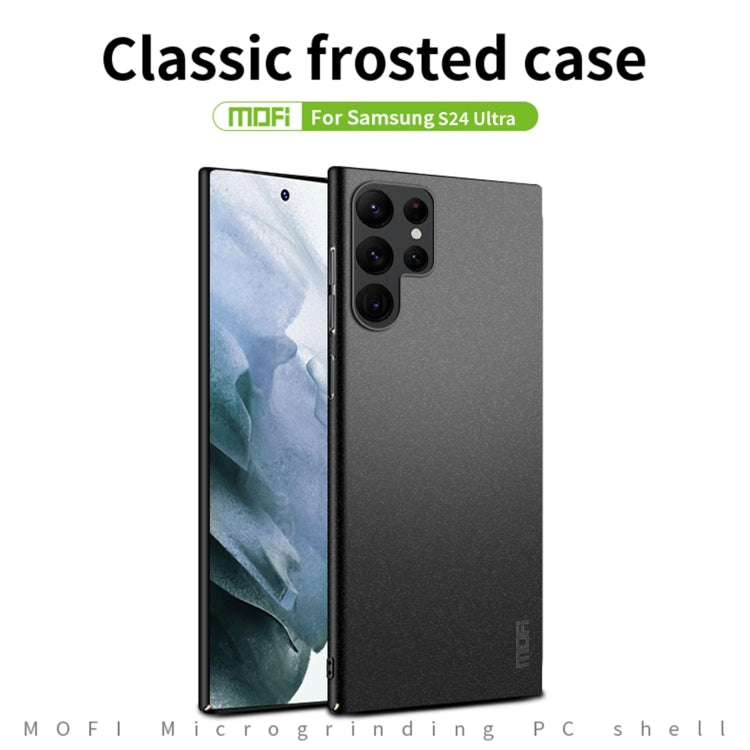 For Samsung Galaxy S24 Ultra 5G MOFI Fandun Series Frosted PC Ultra-thin All-inclusive Phone Case(Gray) - Galaxy S24 Ultra 5G Cases by MOFI | Online Shopping UK | buy2fix