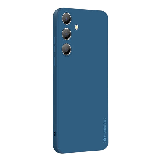 For Galaxy S24 5G PINWUYO Sense Series Liquid Silicone TPU Phone Case(Blue)