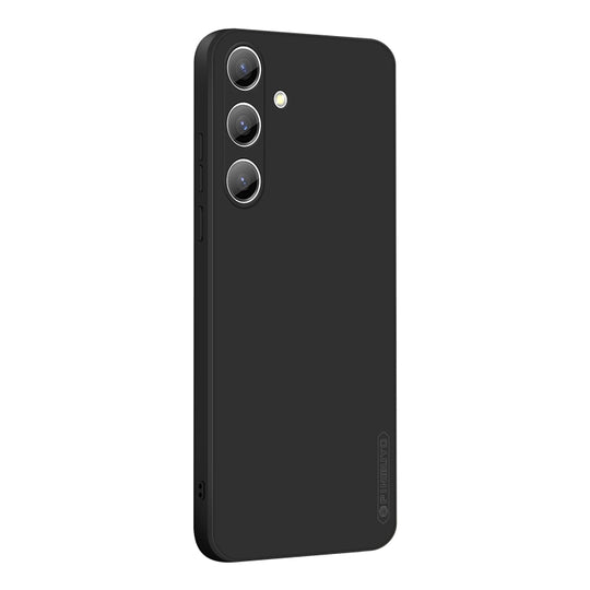 For Galaxy S24+ 5G PINWUYO Sense Series Liquid Silicone TPU Phone Case(Black)