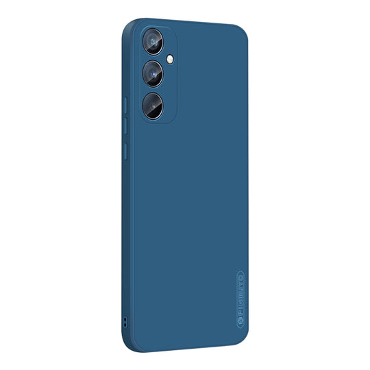 For Galaxy A55 5G PINWUYO Sense Series Liquid Silicone TPU Phone Case(Blue)