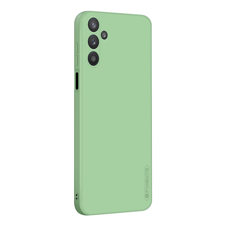 For Samsung Galaxy F15 / M15 PINWUYO Sense Series Liquid Silicone TPU Phone Case(Green) - Galaxy Phone Cases by PINWUYO | Online Shopping UK | buy2fix