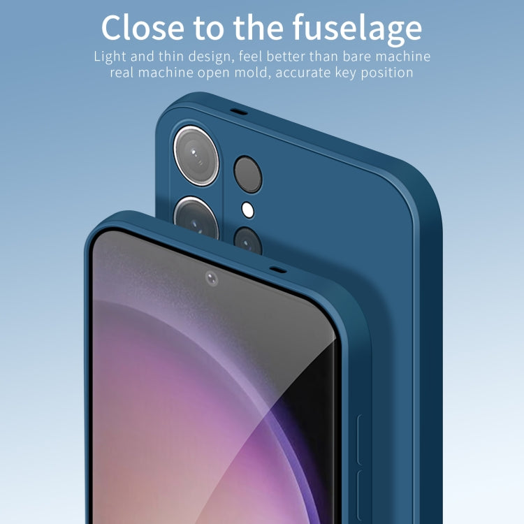 For Samsung Galaxy S25 Ultra 5G PINWUYO Sense Series Liquid Silicone TPU Phone Case(Blue) by PINWUYO