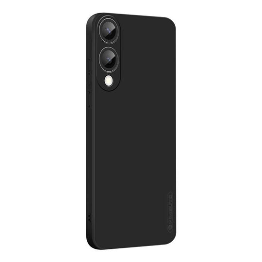 For Galaxy S25 Edge 5G PINWUYO Sense Series Liquid Silicone TPU Phone Case(Black)