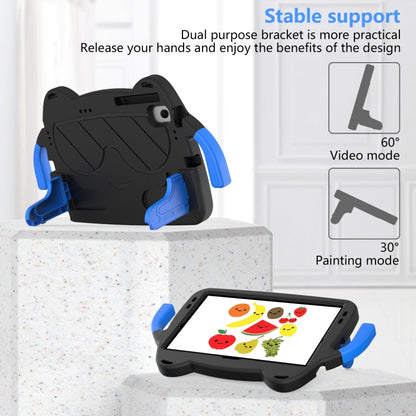 For Sumsung Galaxy Tab A8 10.5 2021 Ice Baby EVA Shockproof Hard PC Tablet Case(Black+Blue) - Other Galaxy Tab PC by buy2fix | Online Shopping UK | buy2fix