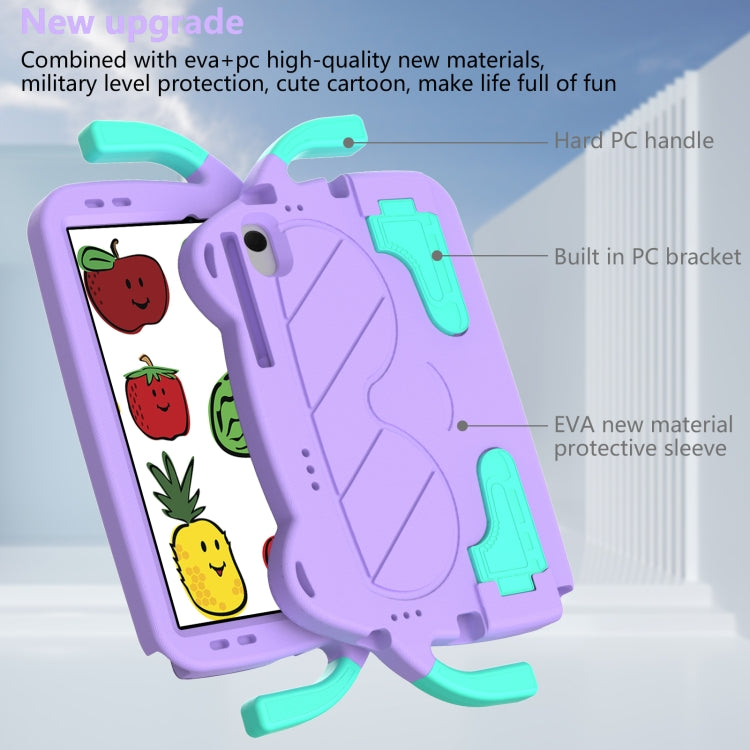 For Sumsung Galaxy Tab A8 10.5 2021 Ice Baby EVA Shockproof Hard PC Tablet Case(Light Purple+Mint Green) - Other Galaxy Tab PC by buy2fix | Online Shopping UK | buy2fix