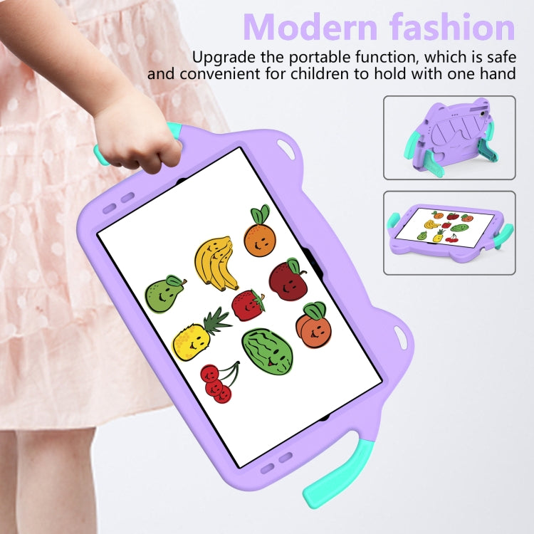 For Sumsung Galaxy Tab A8 10.5 2021 Ice Baby EVA Shockproof Hard PC Tablet Case(Light Purple+Mint Green) - Other Galaxy Tab PC by buy2fix | Online Shopping UK | buy2fix