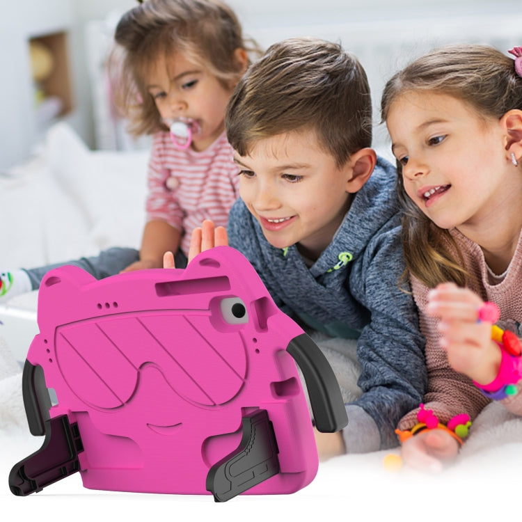 For Sumsung Galaxy Tab A8 10.5 2021 Ice Baby EVA Shockproof Hard PC Tablet Case(Rose Red+Black) - Other Galaxy Tab PC by buy2fix | Online Shopping UK | buy2fix